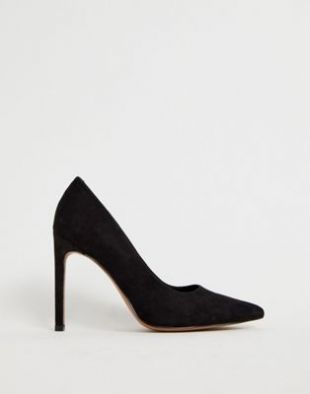 Porto pointed high heeled pumps in black