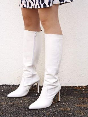Shein - White Boots