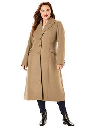 Long Wool-Blend Coat