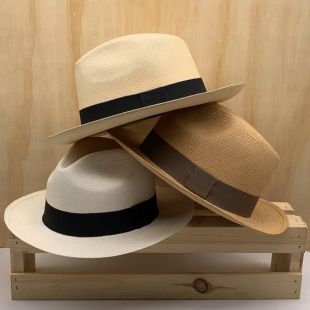 Panama Hat Authentic Fedoras - 100% Toquilla Paille