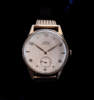 1950 ' s montre-bracelet, montre des hommes Vintage Alfer en Suisse, Swiss or ALFER Suisse hommes plaqué montre homme, montre suisse, montre suisse pour homme