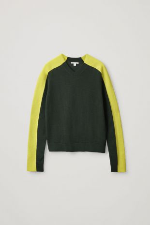 ColorBlock Wool Top
