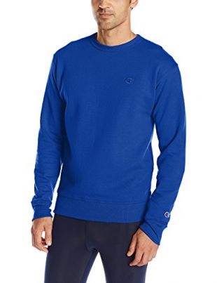 Champion - Champion Powerblend Sweat-Shirt pour Homme - Bleu - Small