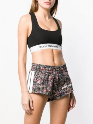 Paco Rabanne Débardeur Crop à Logo
