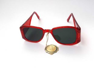 années 1940 paillettes rouge Lunettes de soleil nos/cadavres d’animaux lunettes de soleil Vintage