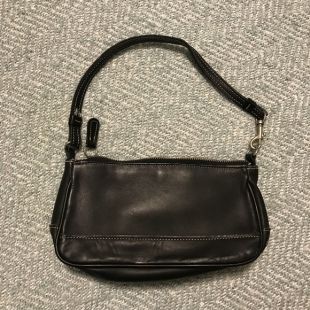 Coach - Classic Black Leather Mini Purse