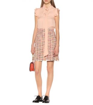 Tweed miniskirt