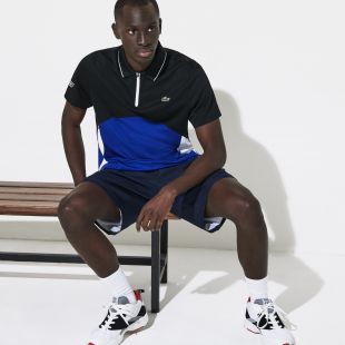 Polo Tennis Lacoste SPORT zippé en piqué ultra-dry