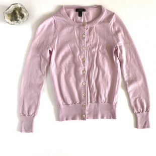 J.Crew Light Pink Purple Tippi Cardigan Sweater Women's XXS 100% Merino Wool | eBay