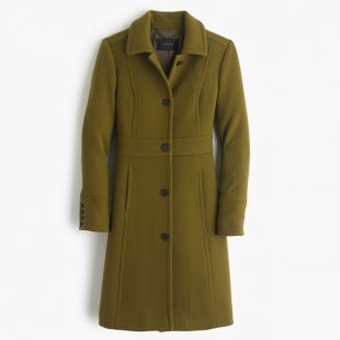 Italian double cloth wool lady day coat with Thinsulate®