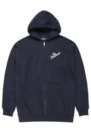 Forever Slant Crest Zip Up Hoodie