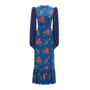 jodie comer blue floral dress The blue dress with flowers The Vampire's Wife Villanelle (Jodie Comer) in  Killing Eve (S03E02)