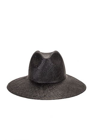 Janessa Leone Martina Hat in Black | FWRD