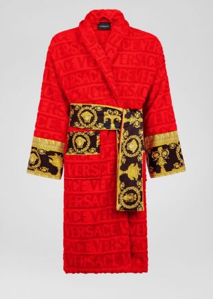 peignoir Versace rouge