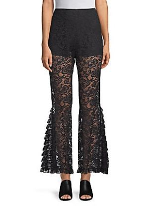Lace Flare Trousers