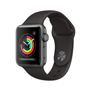 Apple Watch Series 3 (GPS, 38mm) - Space Gray Aluminium Case with Black Sport Band