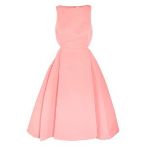 Pink Satin Dress