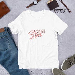 Porn Star Shirt: Funny Subversive Pornstar Unisex T-Shirt