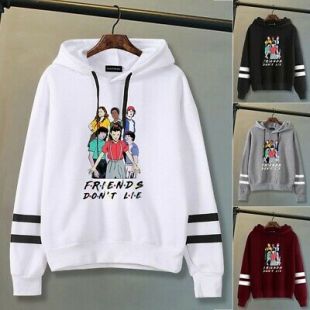 Stranger Things Friends Don't Lie Sweatshirts Hooded Hoodie Pullover