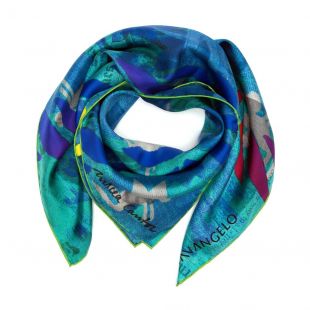Silk scarf Rainbow Rope by Mircea Cantor back in stock!