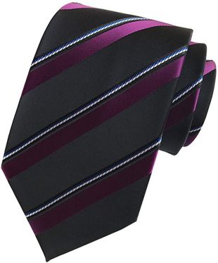 Black, Grey and White Tie worn by Ryan Howard (B. J. Novak) in The