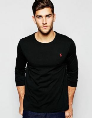 Polo Ralph Lauren - T-shirt à manches longues - Noir