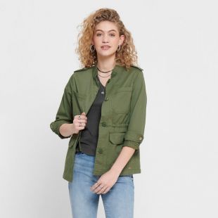 Veste militaire, col montant