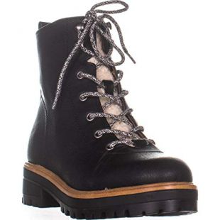 Leather Closed Toe Ankle Combat Boots
