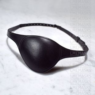 Leather Eye Patch Eyepatch Black Drosselmeyer Morgan Freeman Casse-Noisette Quatre Royaumes Cosplay Halloween Eye Care Phantom Opera Nick Fury Snake