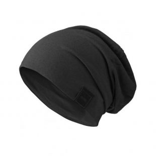 Bonnet jersey noir