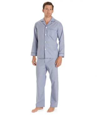 Men's Wrinkle-Resistant Broadcloth Pajamas