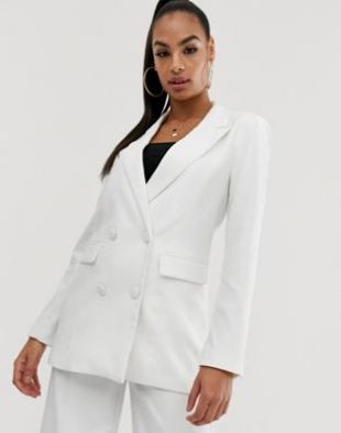 Longline Double Breasted Blazer