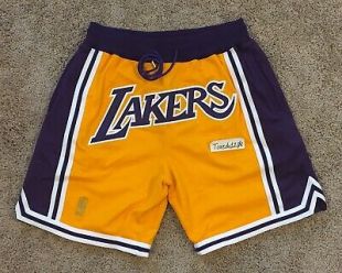 Just Don x Mitchell & Ness L.A. Lakers Shorts Lebron James