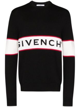 Givenchy Pull à Logo En Intarsia