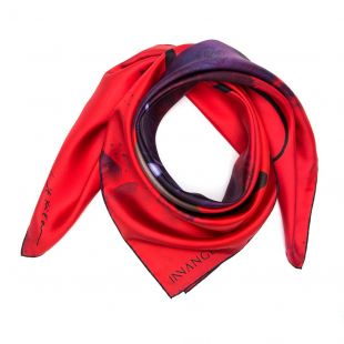 SILK SCARF ECLIPTICA BY RICHARD TEXIER.