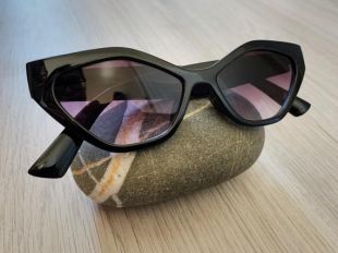 Cat Eye Women’s Ladies Sunglasses Rockabilly Retro Vintage 80’s 70’s Black Lens