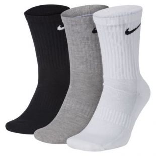 Nike - Chaussettes de training mi-mollet Nike Everyday Cushioned (3 paires)