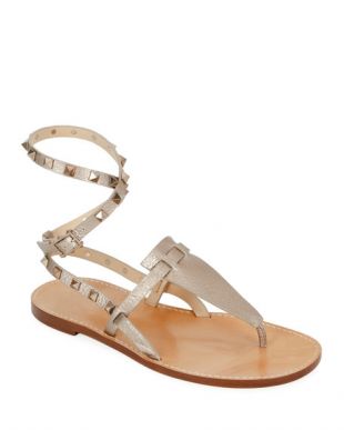 Leather San­dals
