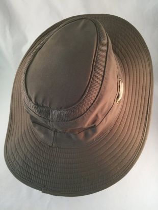 Chapeau Outback Gris Anthracite - Polyester Maille - Taille L/XL - Neuf Étiquettes