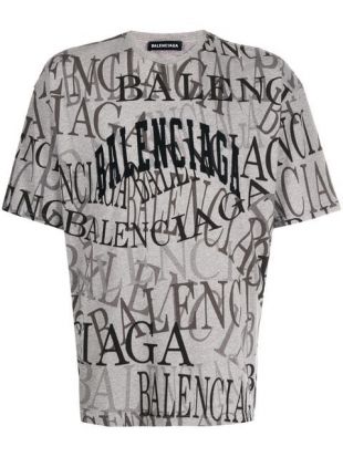 Balenciaga T-Shirt À Motif Monogrammé