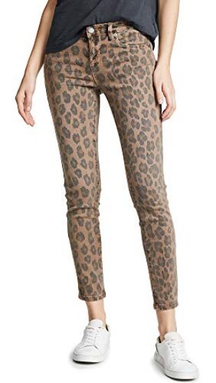 Leopard Print Skinny Jeans