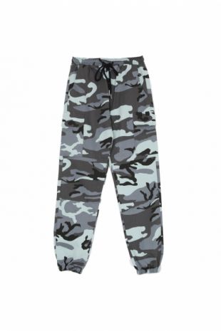 Pantalon cargo camouflage Sixth June bleu | SIXTH JUNE officiel