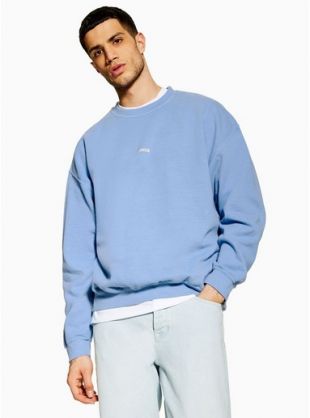 Washed Blue Venice Sweatshirt