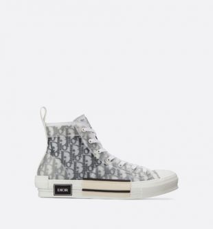 Sneaker haute B23 tissu technique Dior Oblique