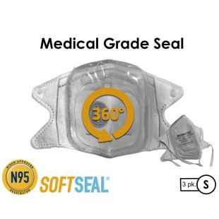 Silicon Molded S N95 Certified V-fold Mask