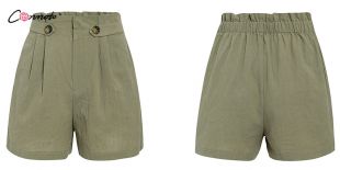 Générique Short Femme Ete Short Lin Coton Femme Shorts Et Bermudas