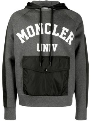 Moncler Logo Drawstring Hoodie