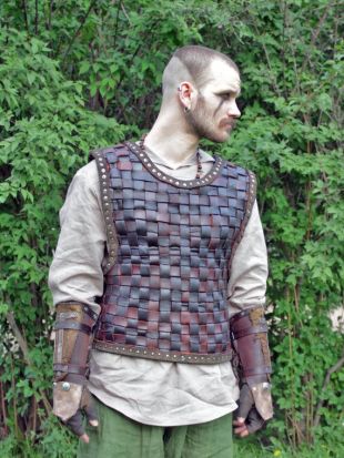 Leather costume worn by Bjorn Lothbrok (Alexander Ludwig) as seen in Vikings  (Season 6)