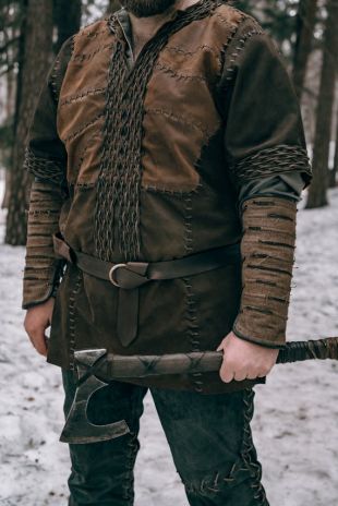 Vikings S03 Bjorn Lothbrok Vest - Vikings Leather Vest