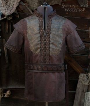 Alexander Ludwig Vikings Bjorn Ironside Leather Vest - William Jacket